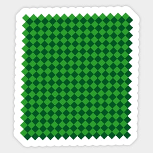 Beautiful green   squares Sticker